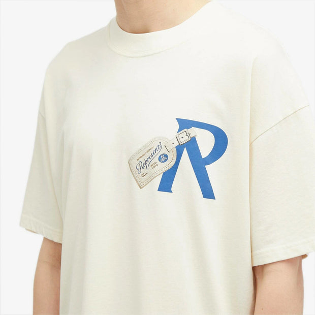Represent Men’s Luggage Tag T-Shirt – Antique White