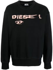 Diesel S-Macs Logo Sweater – Black
