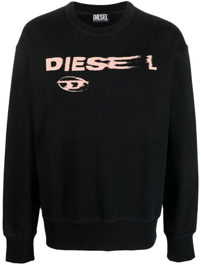 Diesel S-Macs Logo Sweater – Black