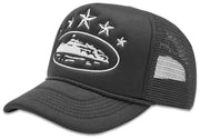 Corteiz 5 Starz Alcatraz Trucker Cap – 'Black'