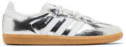 Adidas Women’s Samba OG – Cracked Metallic Pack “Silver”