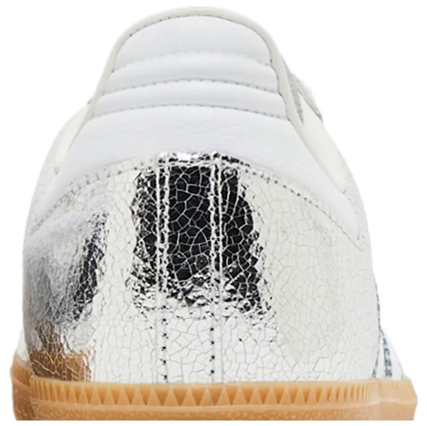 Adidas Women’s Samba OG – Cracked Metallic Pack “Silver”