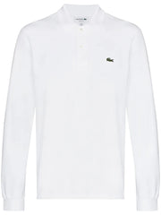 Lacoste Logo-Patch Long-Sleeve Polo Shirt