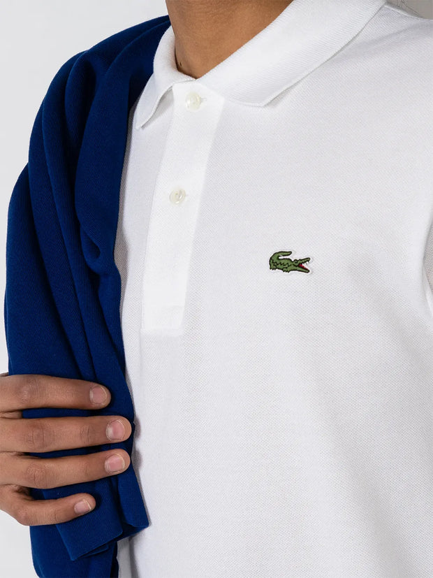 Lacoste Logo-Patch Long-Sleeve Polo Shirt
