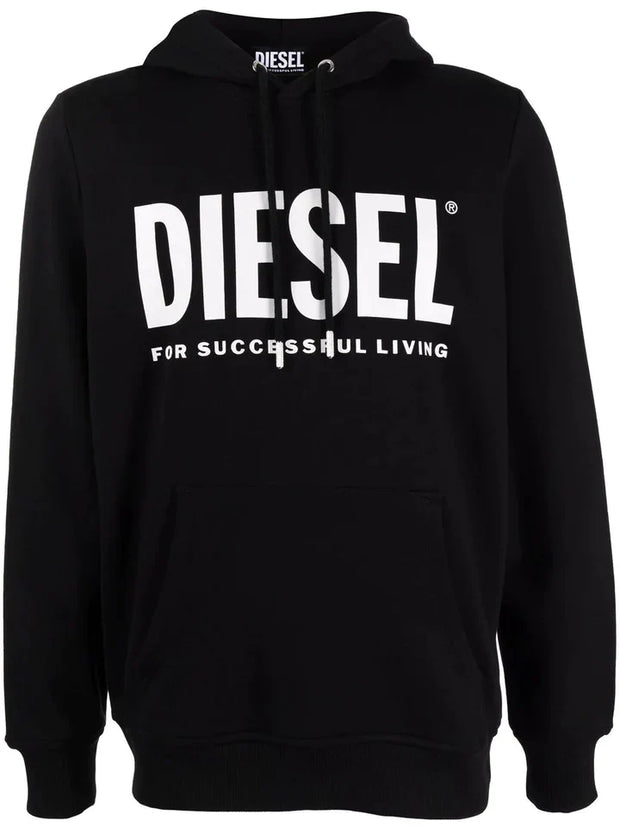 DIESEL PRINTED LOGO HOODIE