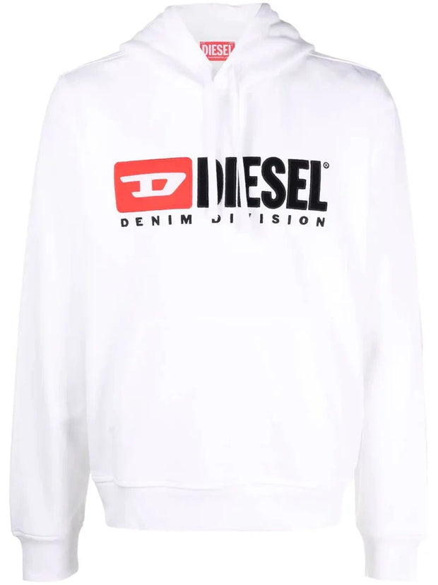 DIESEL S-GINN EMBROIDERED LOGO HOODIE