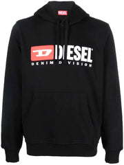 DIESEL S-GINN EMBROIDERED LOGO HOODIE