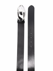 Diesel 1DR Logo-Buckle Leather Belt