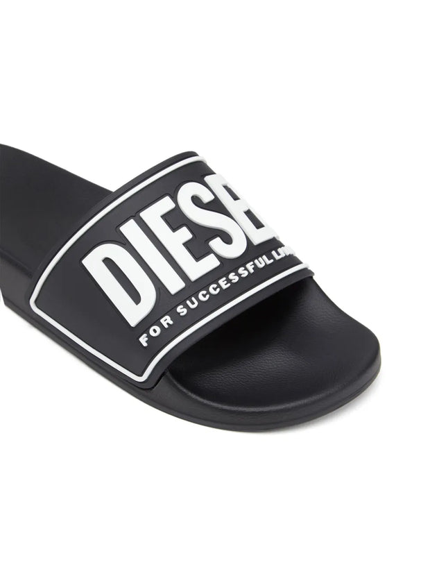 Diesel Sa-Mayemi CC Logo-Embossed Slides