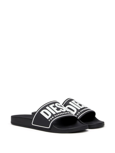 Diesel Sa-Mayemi CC Logo-Embossed Slides