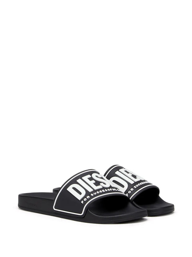 Diesel Sa-Mayemi CC Logo-Embossed Slides