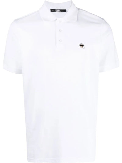 Karl Lagerfeld Ikon Embroidered Polo Shirt