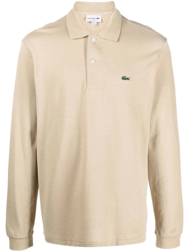 Lacoste Appliqué-Logo Long-Sleeve Polo Shirt