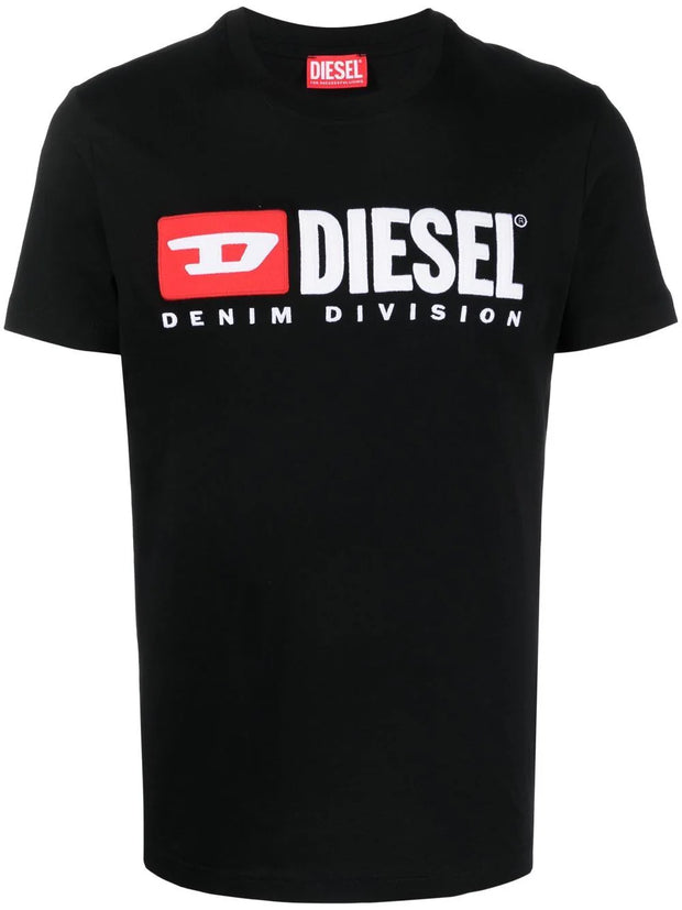 Diesel T-Diegor-Div Logo-Embroidered T-Shirt