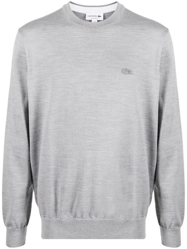Lacoste Logo-Patch Crew Neck Jumper
