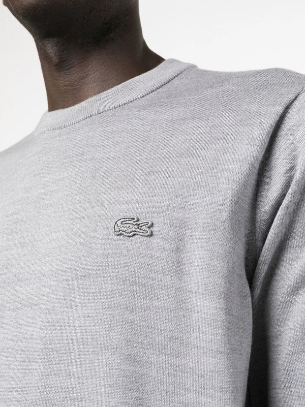 Lacoste Logo-Patch Crew Neck Jumper