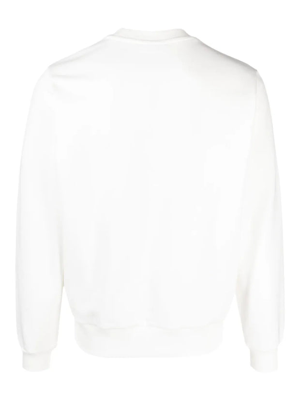 Lacoste x Netflix Logo-Print Sweatshirt – Light Blue / White