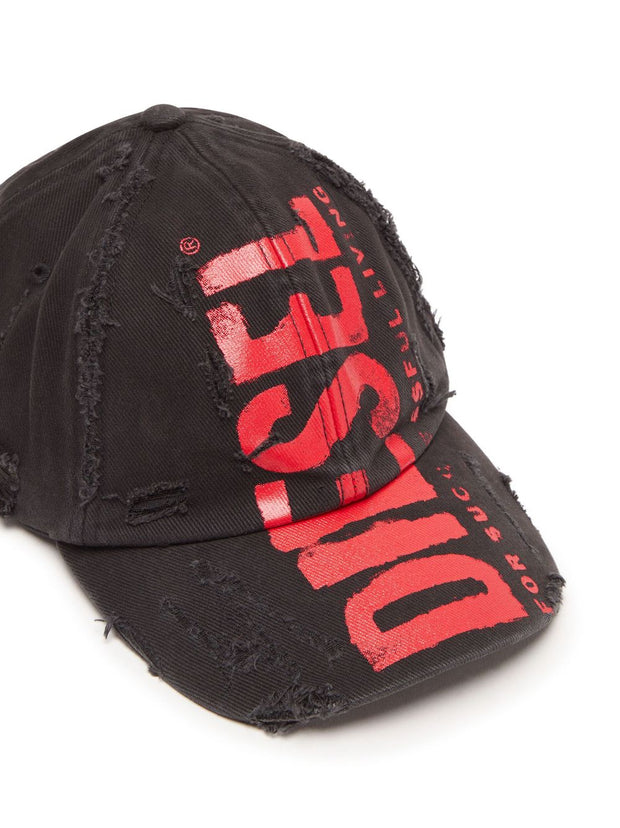 Diesel C-Ewan Logo-Print Cap