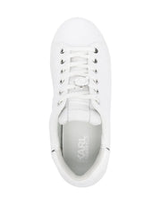 Karl Lagerfeld Debossed-Monogram Low-Top Sneakers