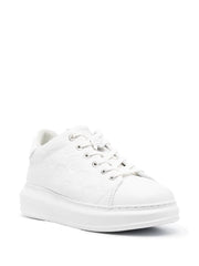 Karl Lagerfeld Debossed-Monogram Low-Top Sneakers