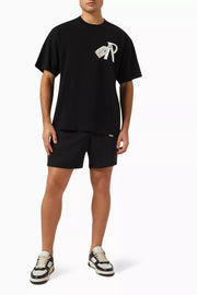 Represent Men’s Luggage Tag T-Shirt – Aged Black