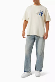 Represent Men’s Luggage Tag T-Shirt – Antique White