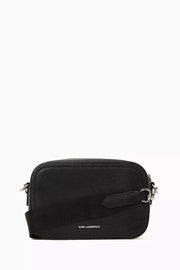 Karl Lagerfeld Ikon Camera Bag – Pebbled Faux Leather