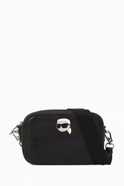 Karl Lagerfeld Ikon Camera Bag – Pebbled Faux Leather
