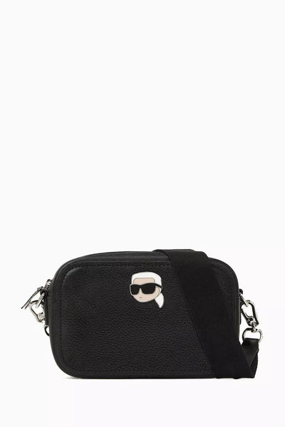 Karl Lagerfeld Ikon Camera Bag – Pebbled Faux Leather