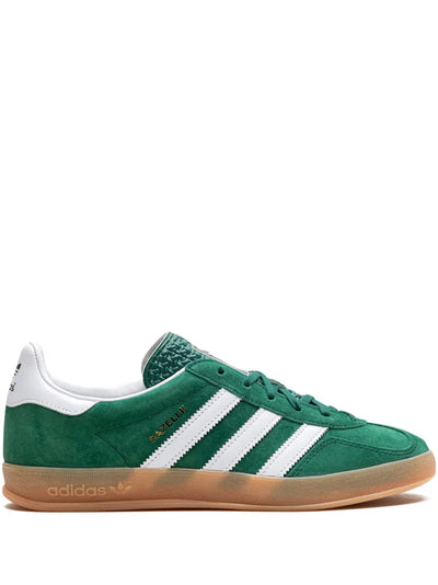 Adidas Gazelle Indoor Suede Trainers – Forest Green/White