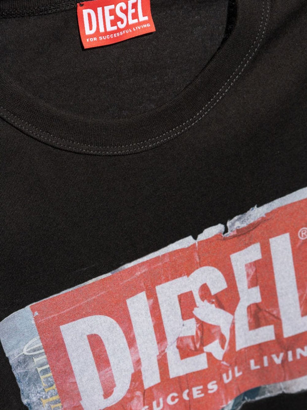Diesel Logo-Print Cotton T-Shirt