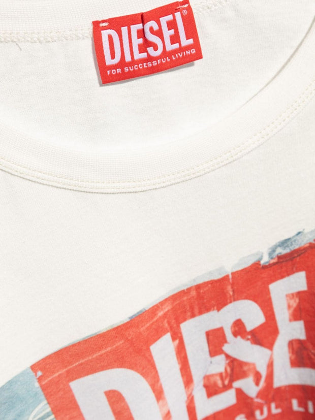 Diesel Logo-Print Cotton T-Shirt