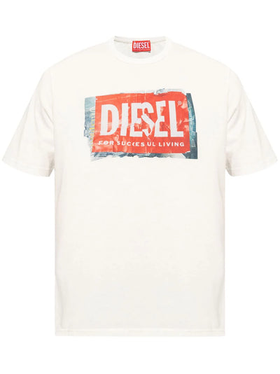 Diesel Logo-Print Cotton T-Shirt