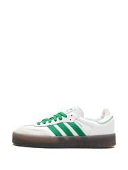 Adidas Sambae "Cloud White/Green" Sneakers
