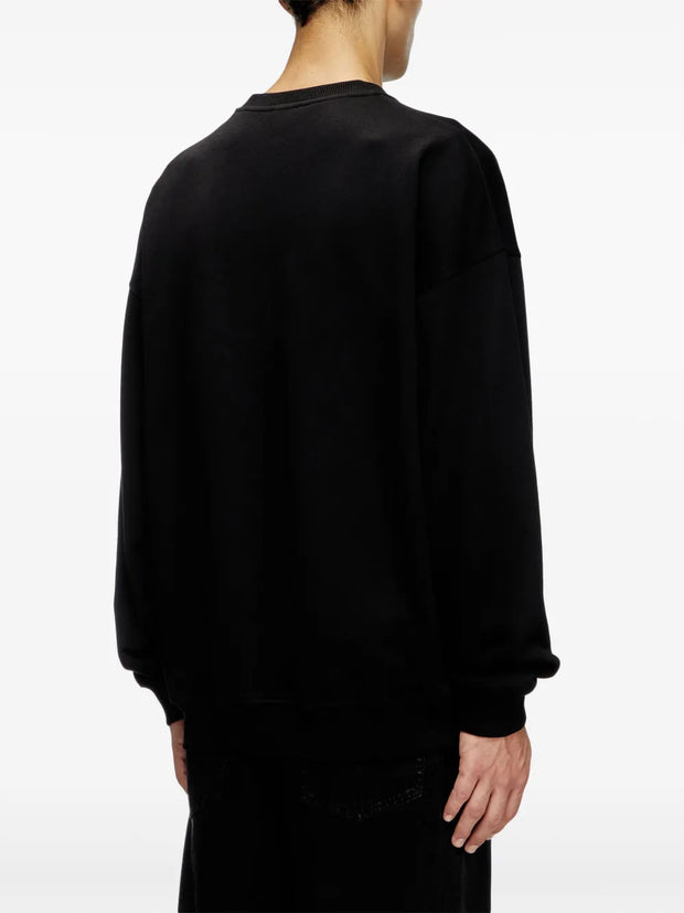 Diesel S-Mart-Bigoval Sweatshirt – Black