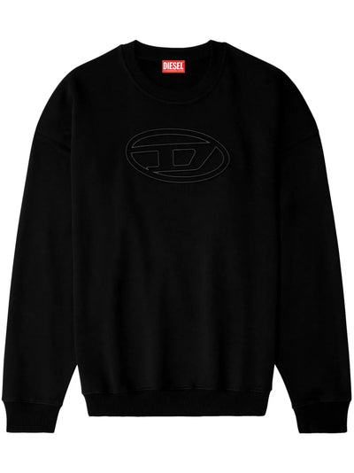 Diesel S-Mart-Bigoval Sweatshirt – Black