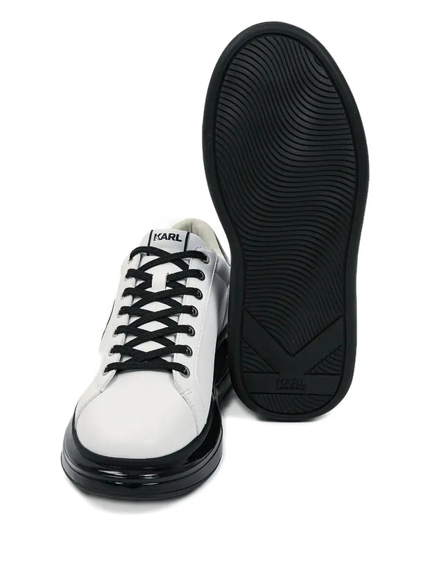 Karl Lagerfeld Logo-Print Sneakers – White Elegance, Everyday Comfort