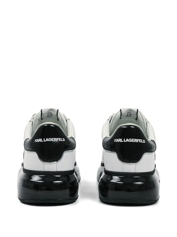 Karl Lagerfeld Logo-Print Sneakers – White Elegance, Everyday Comfort
