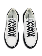 Karl Lagerfeld Logo-Print Sneakers – White Elegance, Everyday Comfort