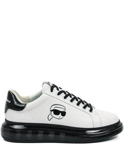 Karl Lagerfeld Logo-Print Sneakers – White Elegance, Everyday Comfort