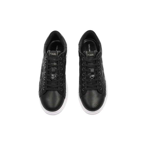 Karl Lagerfeld Kapri Monogram Black Sneakers