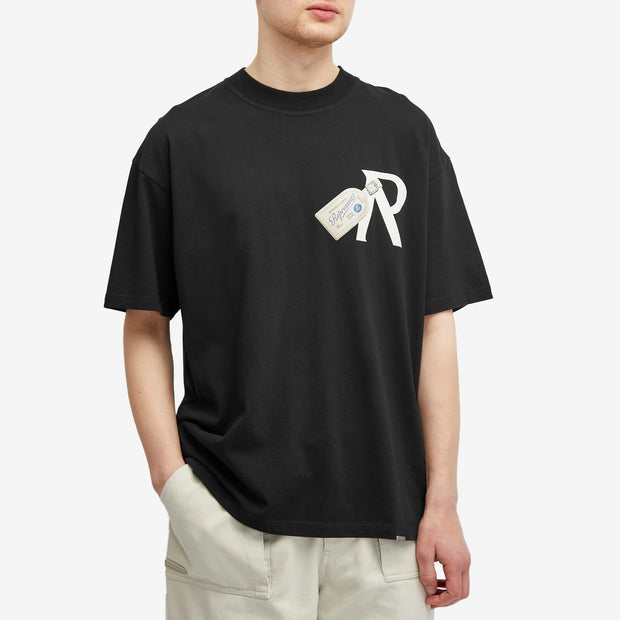 Represent Men’s Luggage Tag T-Shirt – Aged Black