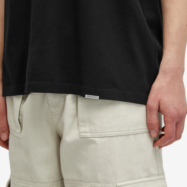 Represent Men’s Luggage Tag T-Shirt – Aged Black