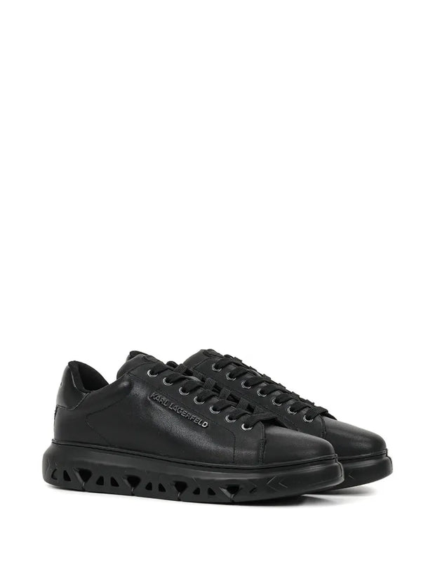Karl Lagerfeld Leather Sneakers – Kapri Kite Black