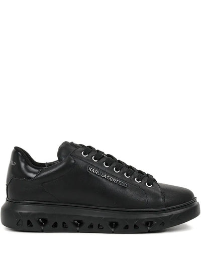 Karl Lagerfeld Leather Sneakers – Kapri Kite Black