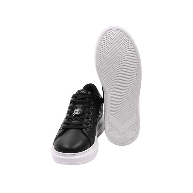 Karl Lagerfeld Kapri Monogram Black Sneakers