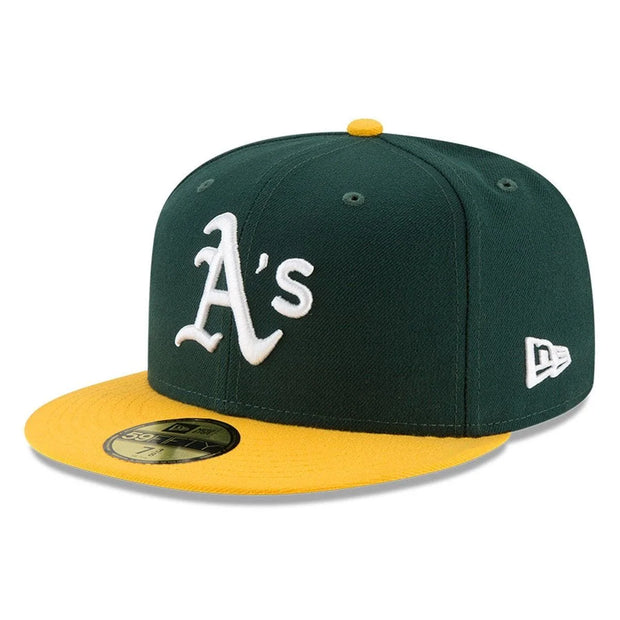 Oakland A's OTC Fitted 'Green Yellow' Hat
