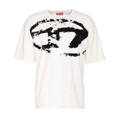 Diesel T-Boxt Logo Printed Crewneck T-Shirt