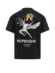 REPRESENT Cotton T-shirt With Icarus Print