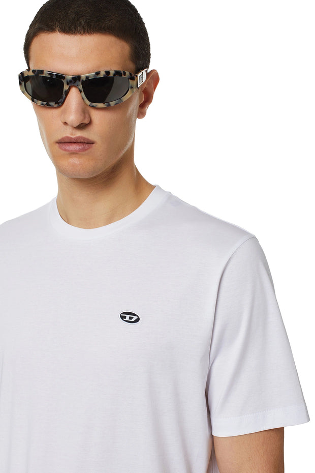 Diesel D-Oval Patch T-Shirt – White